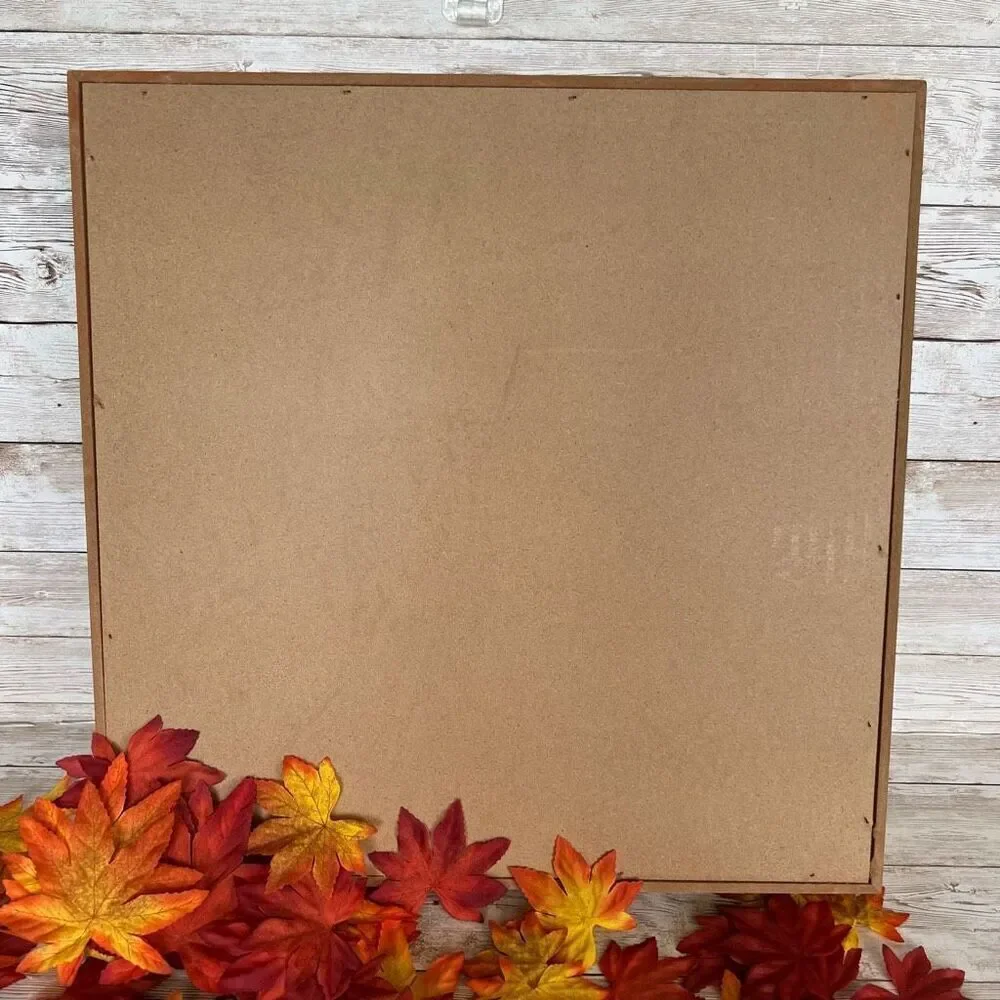 Farm Fresh Pumpkins Picked Daily Wood Serving Tray Multi-Color One Size NWT‎